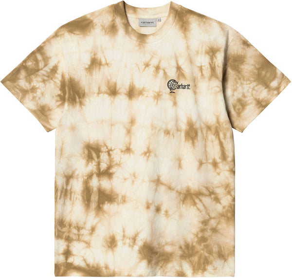 Carhartt WIP t-shirt Global Tee Dusty H Brown Natural