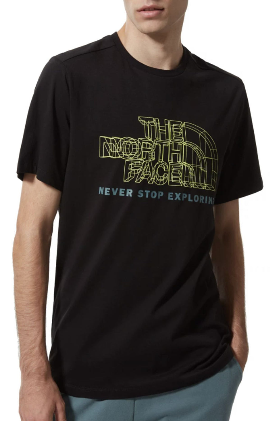 The North Face T-shirt M Coordinates S/s Tee Black Nero Uomo - 1