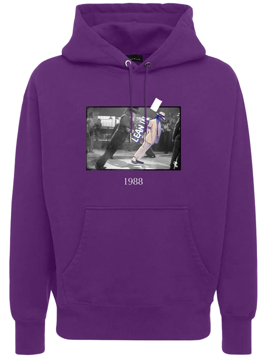  Throwback Felpa Michael Jackson Smooth Hoodie Purple Uomo Viola