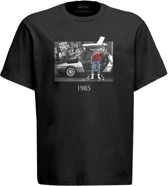  Throwback T-shirt Marty Tee Black Uomo Nero