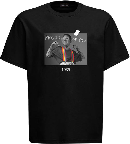  Throwback T-shirt Steve Tee Black Uomo Nero