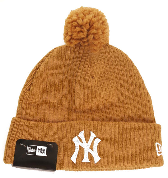  New Era Cuffia Lightweight Bobble New York Yankees Uomo Beige