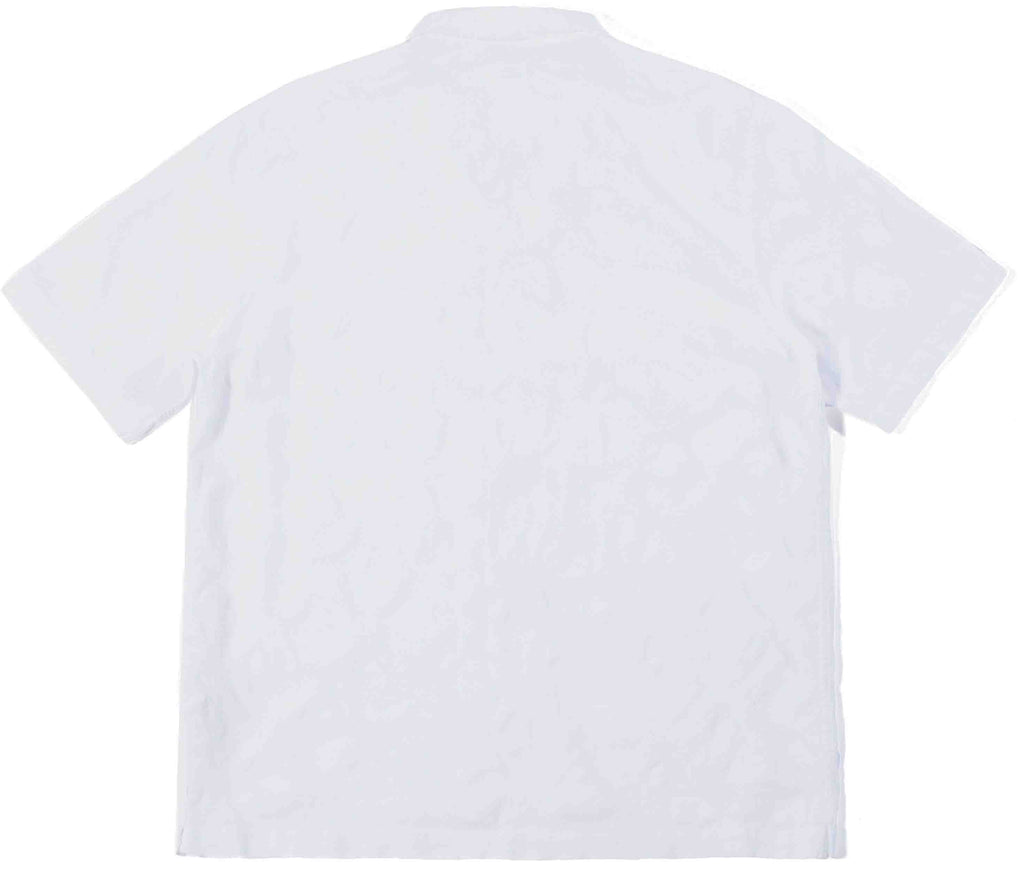  Universal Works Camicia Star Weave Road Shirt White Bianco Uomo - 2