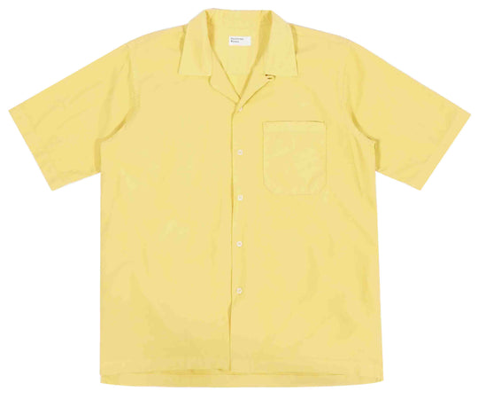  Universal Works Camicia Camp Shirt Oxford Yellow Uomo Giallo