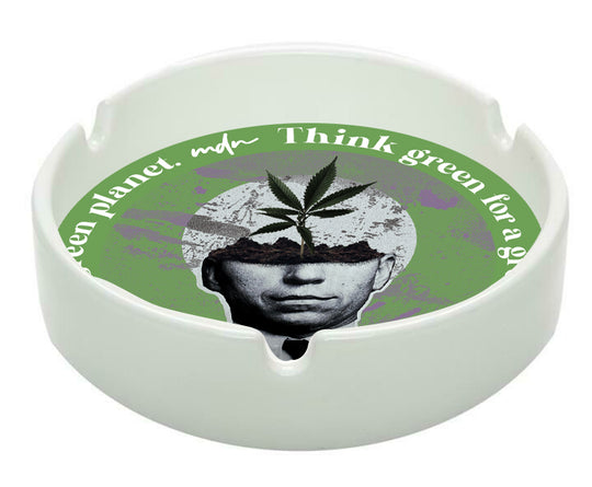  Mdn Posacenere Think Green Special_unisex Bianco
