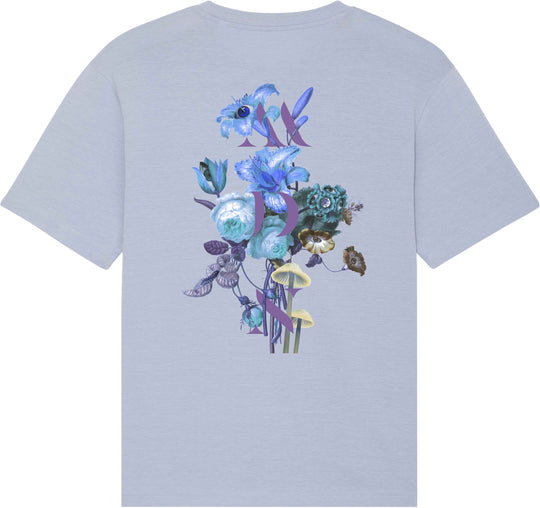 Mdn T-shirt In Bloom Tee Serene Blue Uomo