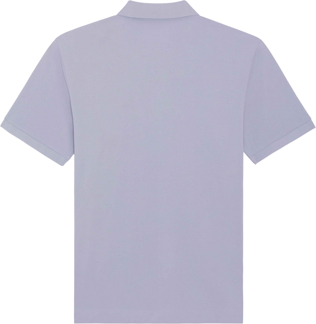  Mdn T-shirt Polo Embroided Logo Lavender Lilla Uomo - 2