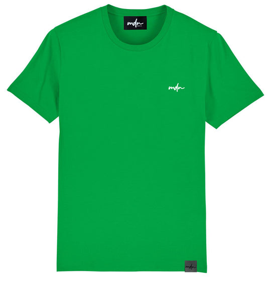  Mdn T-shirt Embroided Logo Fresh Green Uomo Verde
