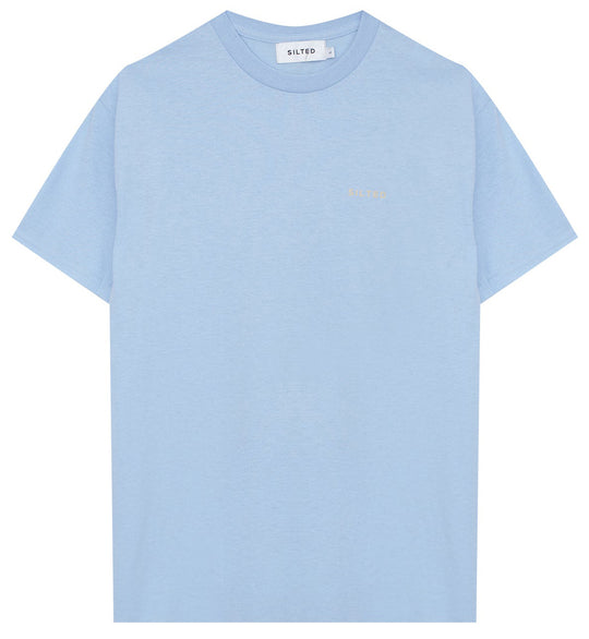  The Silted Company T-shirt Basic Tee Light Blu Uomo Blue