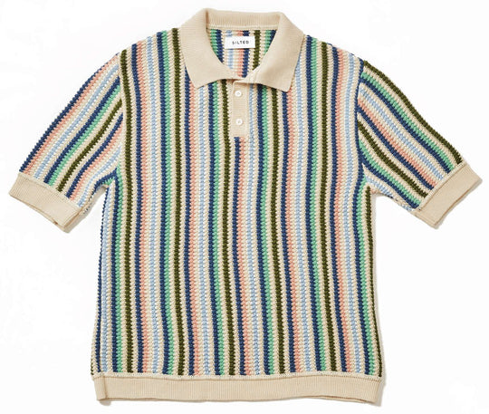  The Silted Company T-shirt Polo Flamingo Multicolor Uomo Multicolore