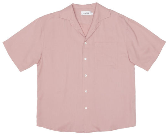  The Silted Company Camicia Amado Shirt S/s Lyocell Rose Uomo Rosa