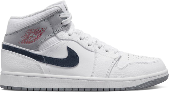  Jordan 1 Mid Paris White Uomo Bianco