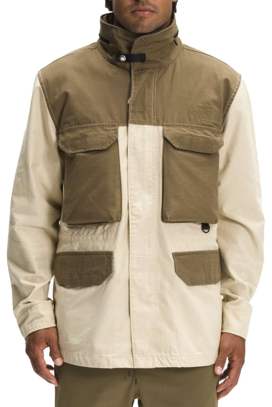  The North Face Giacca M M66 Utility Field Jacket Gravel Military Olive Uomo Beige