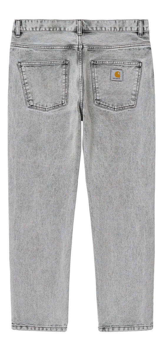  Carhartt Wip Pantaloni Newel Pant Black Sun Washed Uomo Nero