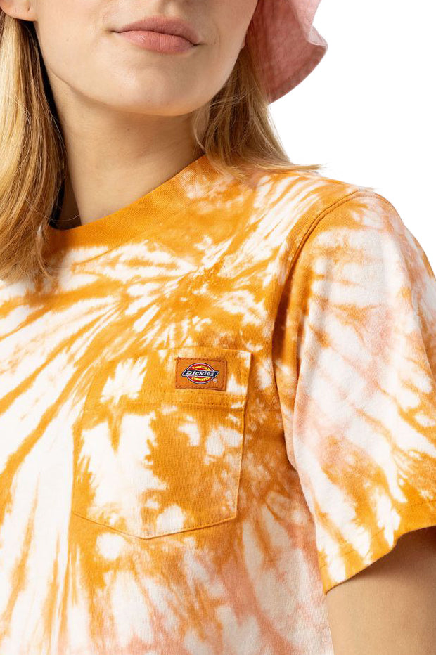  Dickies T-shirt Setac Tee W Golden Ochre Arancione Donna - 2