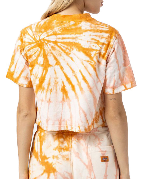  Dickies T-shirt Setac Tee W Golden Ochre Arancione Donna - 3