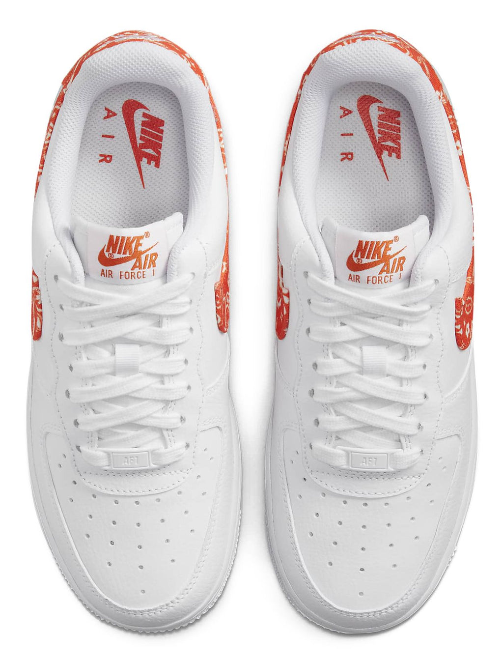  Nike Air Force 1 Low Orange Paisley W Bianco Uomo - 4