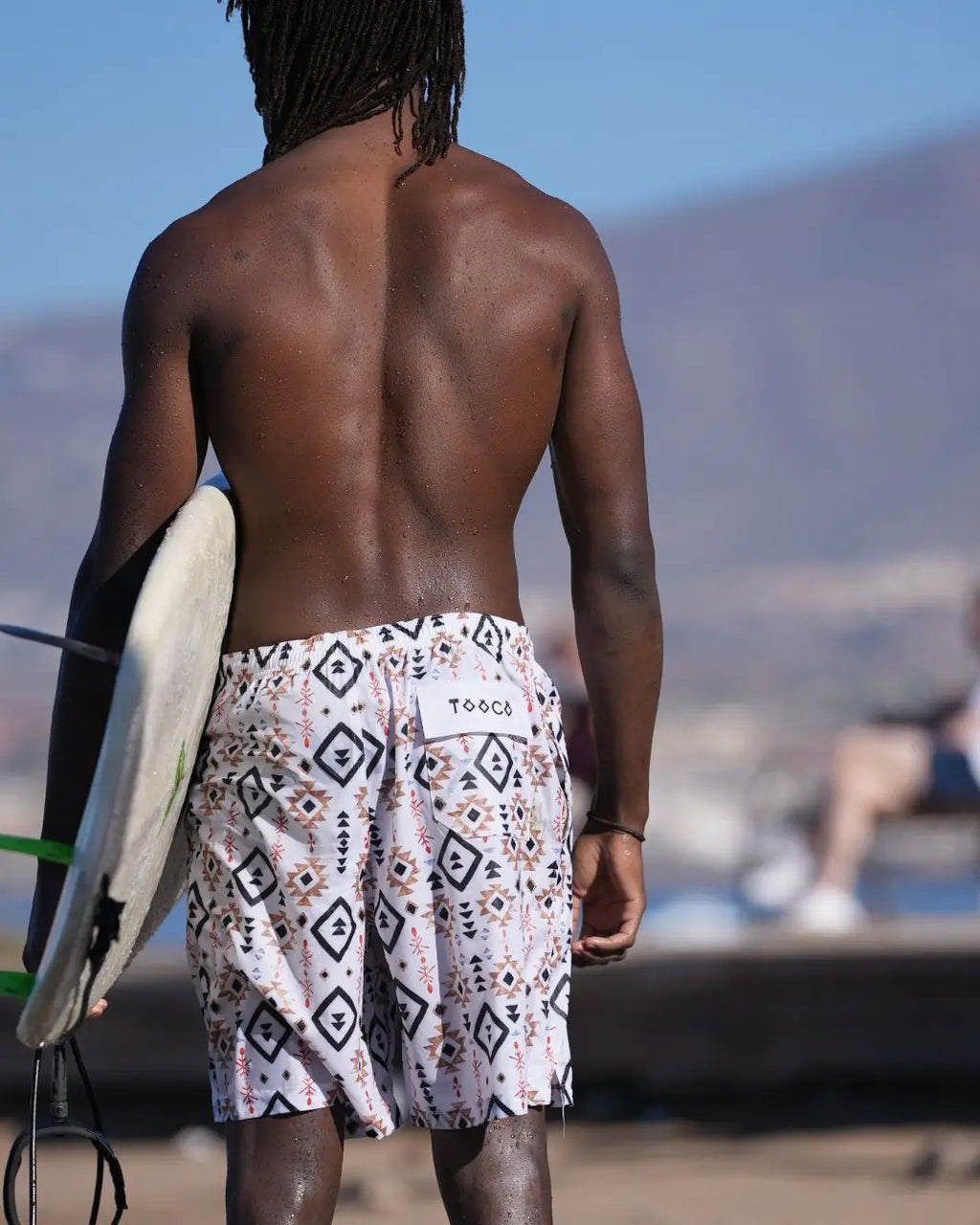  Tooco Beachwear Costume Surfer Short Uxmal Bianco Uomo - 3