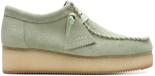  Clarks Originals Scarpe Wallacraft Lo Shoes Pale Green Donna Verde