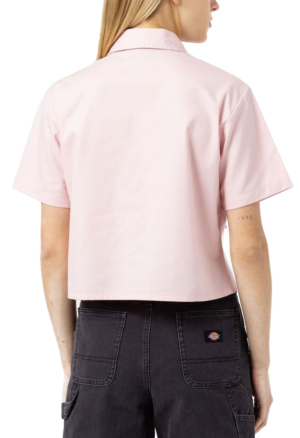  Dickies Camicia Work Shirt Ss W Rec Light Pink Rosa Donna - 2