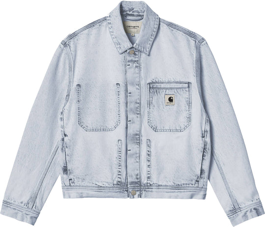  Carhartt Wip Giacca W Nora Jacket Blue Sun Washed Donna