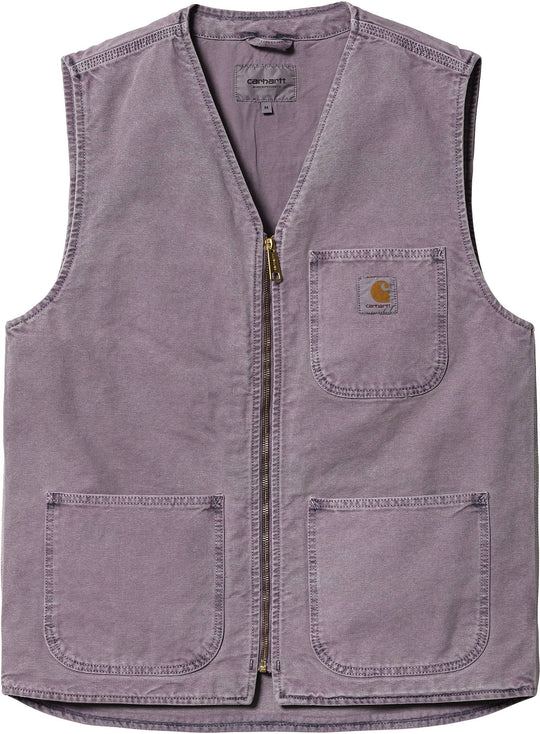  Carhartt Wip Gilet Arbor Vest Razzmic Faded Uomo Viola