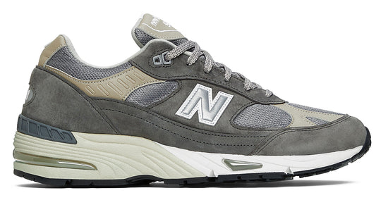  New Balance Scarpe M 991 Ukf Grey White Uomo Grigio