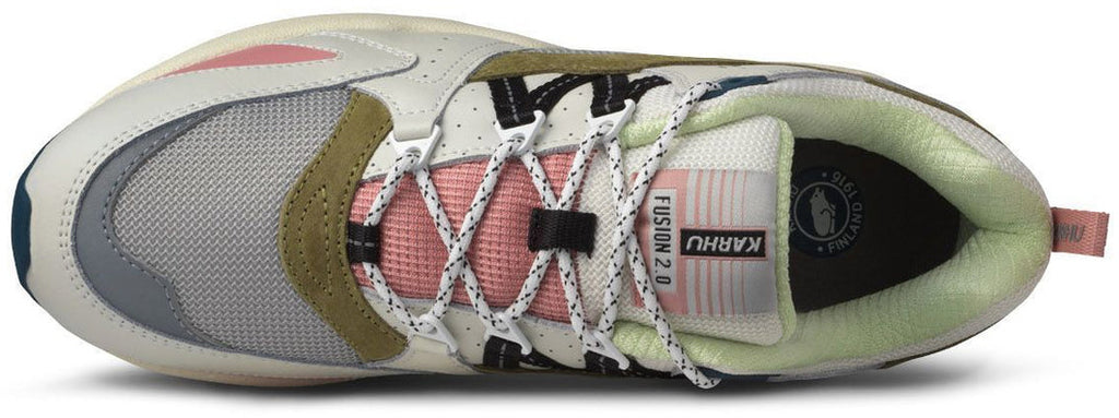 fusion 2.0 lily white/green moss Karhu Scarpe Fusion 2.0 Lily White Green Moss Multicolore Donna » ModeOn Streetwear