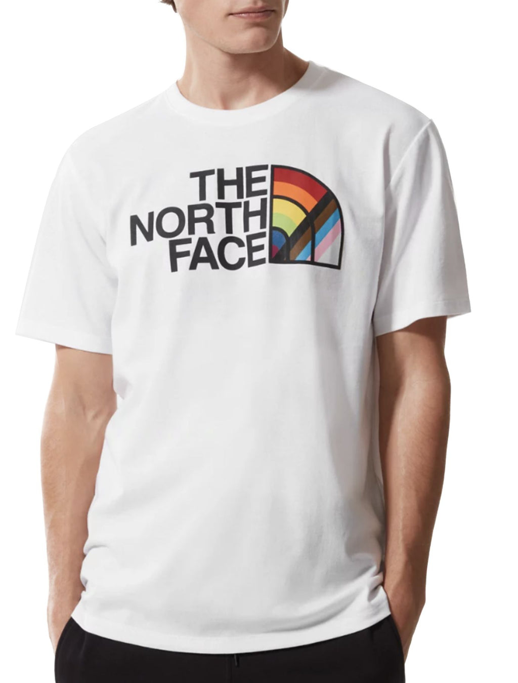  The North Face T-shirt M Ss Pride Tee Tnf White Bianco Uomo - 1