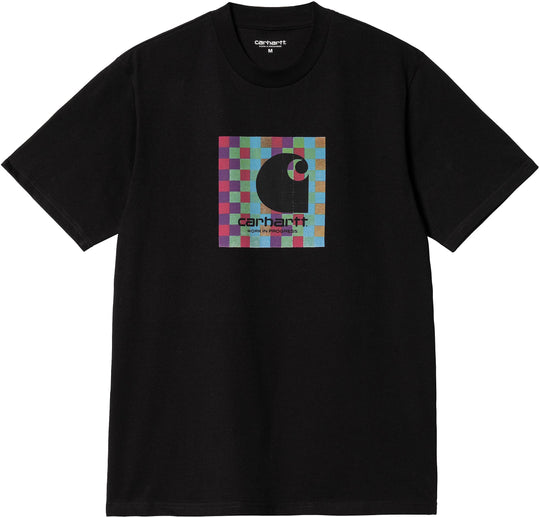  Carhartt Wip T-shirt S/s Nice Trip Tee Black Uomo Nero