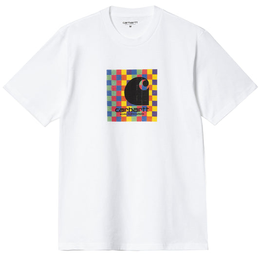  Carhartt Wip T-shirt S/s Nice Trip Tee White Uomo Bianco