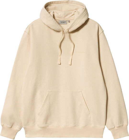  Carhartt Wip Felpa Hooded Marfa Calico Moon Wash Uomo Beige