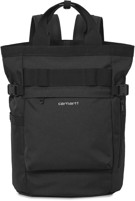  Carhartt Wip Zaino Payton Carrier Backpack Black White Special_unisex Nero