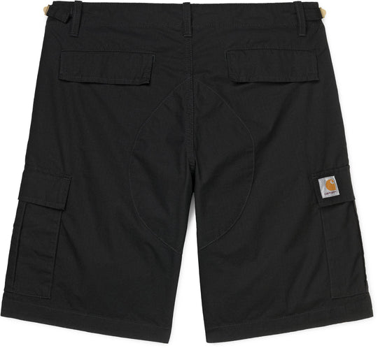  Carhartt Wip Short Aviation Black Rinsed Uomo Nero