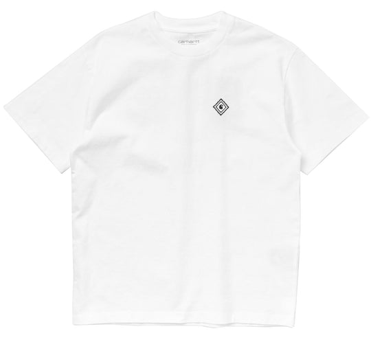  Carhartt Wip T-shirt W S/s Cultivate Tee White Donna Bianco
