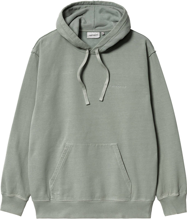 Carhartt WIP felpa Hooded Marfa Misty Sage Moon Wash