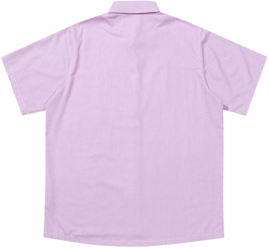  Helas Caps Helas Camicia Tooth Shirt Purple Rosa Uomo - 2