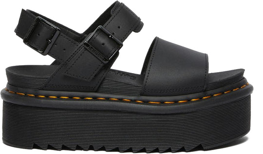  Dr. Martens Sandali Voss Quad Black Donna Nero