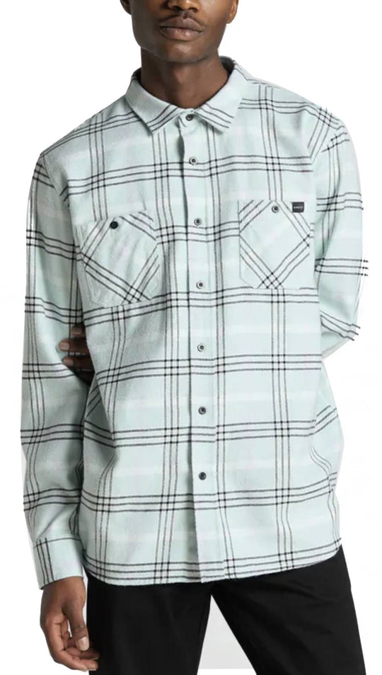  Edwin Camicia Labour Shirt Ls Starlight Blue Uomo Celeste
