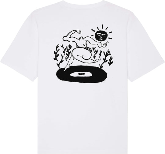  Mdn T-shirt Vinyl Tee White Uomo Bianco