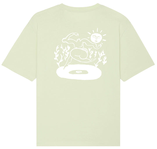  Mdn T-shirt Vinyl Tee Light Mint Uomo Verde