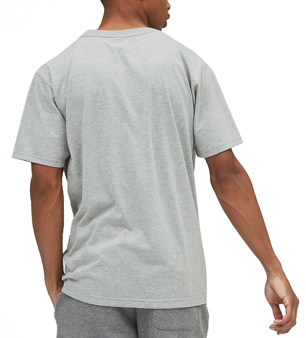  New Balance T-shirt Essentials Short Sleeve Tee Athletic Grey Grigio Uomo - 2