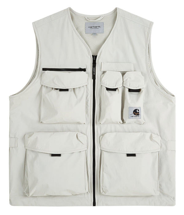 Carhartt WIP giacca gilet Hayes Vest pebble