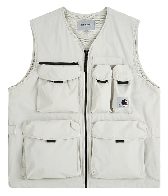  Carhartt Wip Giacca Gilet Hayes Vest Pebble Uomo Beige