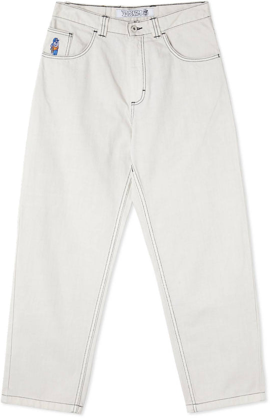  Polar Skate Co. Jeans '93 Denim Washed White Uomo Bianco