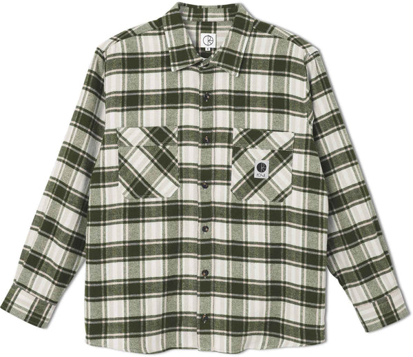 Polar Skate Co. camicia Flannel Shirt Uniform Green