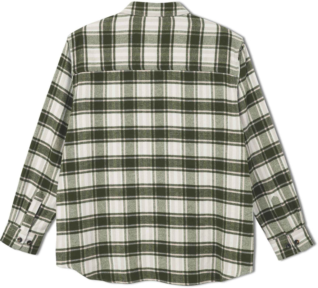  Polar Skate Co. Camicia Flannel Shirt Uniform Green Verde Uomo - 2