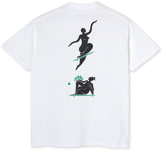  Polar Skate Co. T-shirt No Complies Forever Tee White Uomo Bianco
