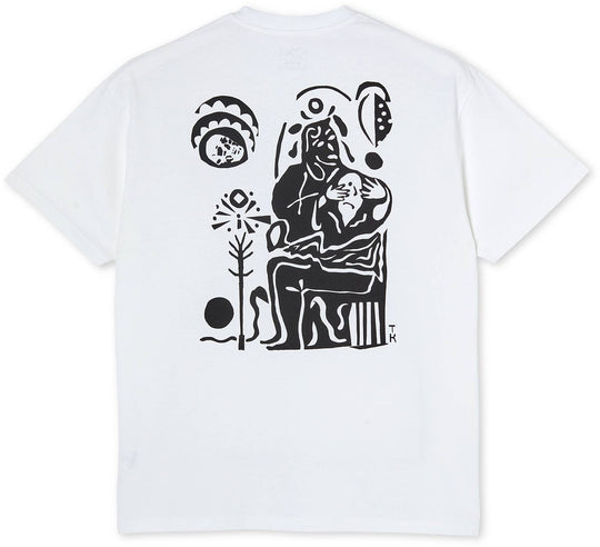  Polar Skate Co. T-shirt Demon Tee White Uomo Bianco