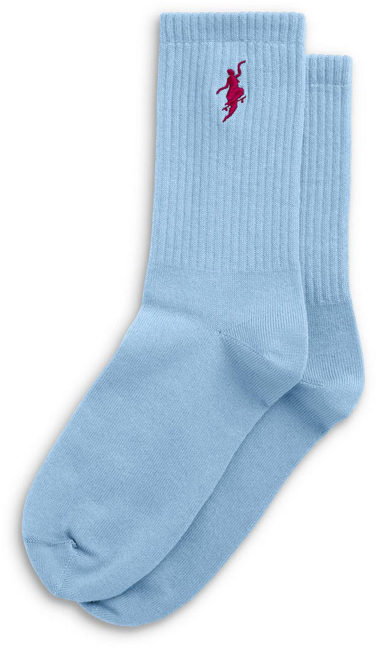  Polar Skate Co. Calze No Comply Socks Light Blue Cherry Uomo